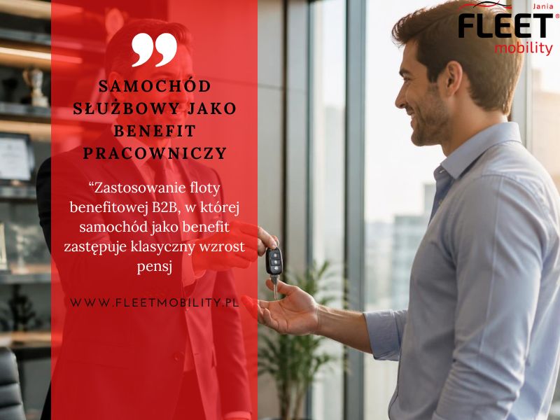 You are currently viewing Samochód służbowy jako benefit pracowniczy – flota benefitowa zamiast podwyżki